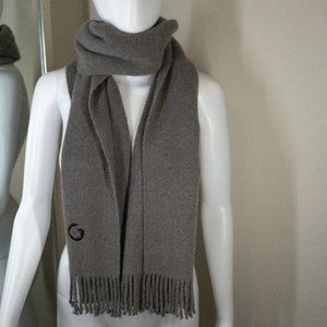 Men's Woven Chinchilla-Hair Scarf